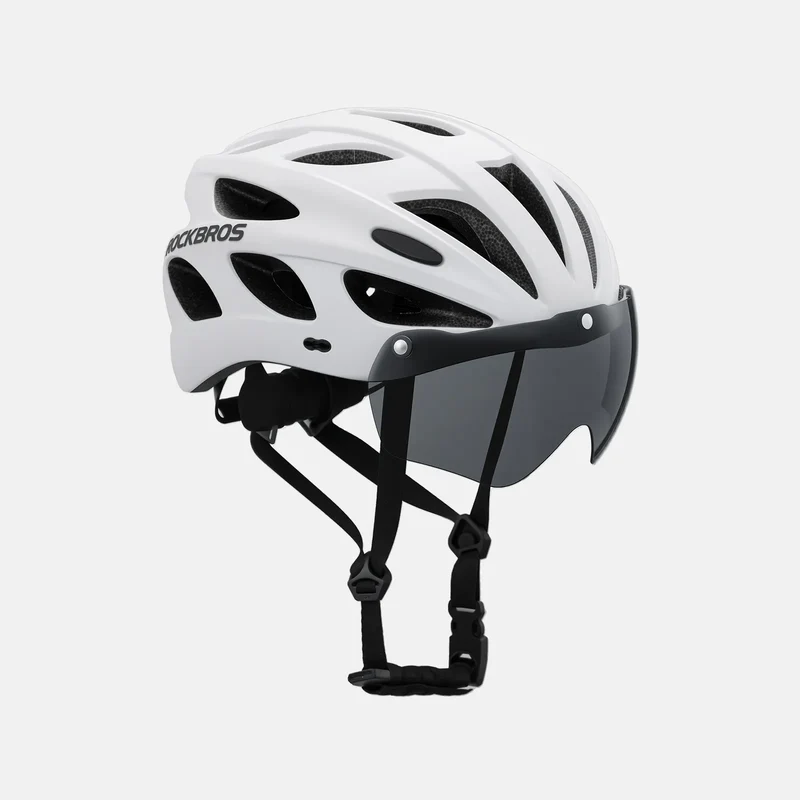 Pottier Bike Helmet with Visor and Goggles