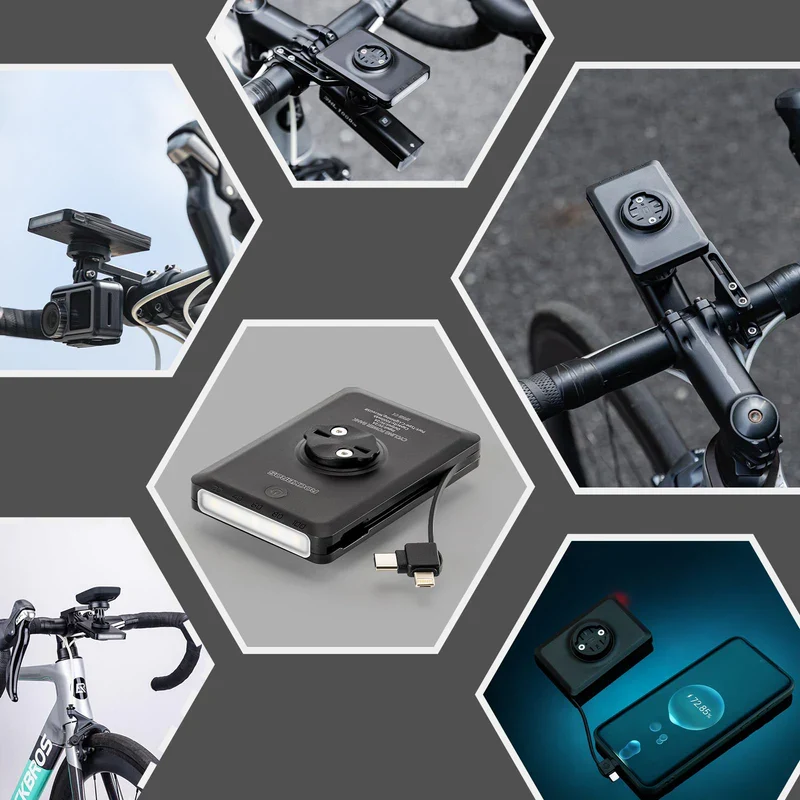 3-in-1 Bike Headlight with Power Bank