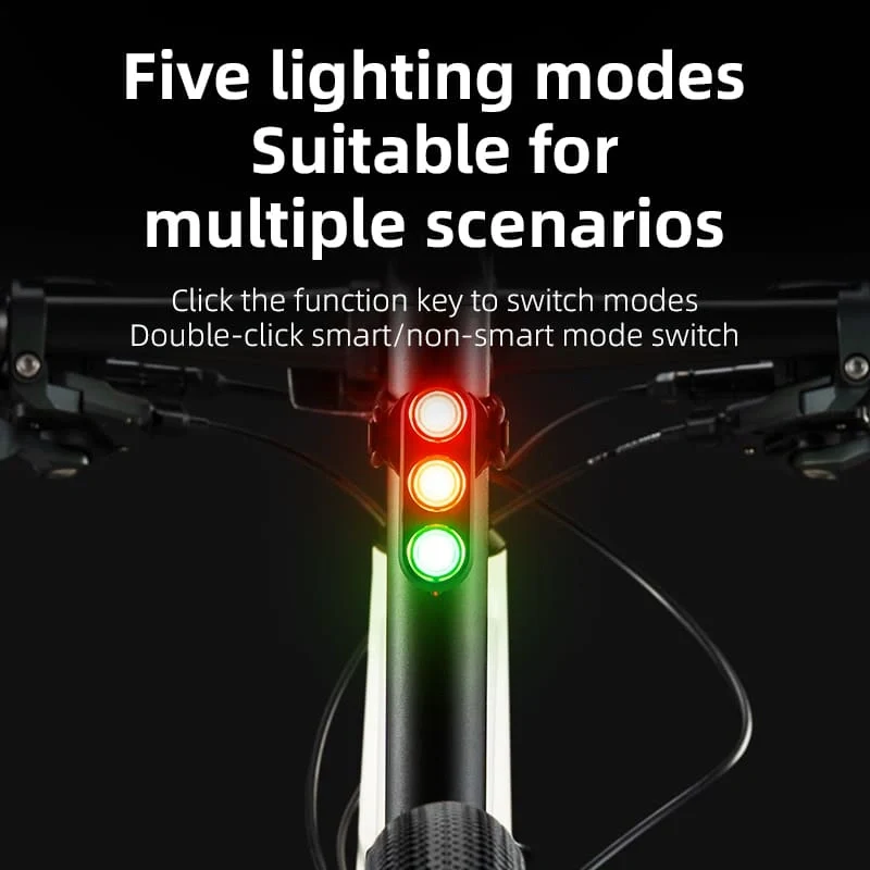 3-Color Brake Sensing Bike Tail Light
