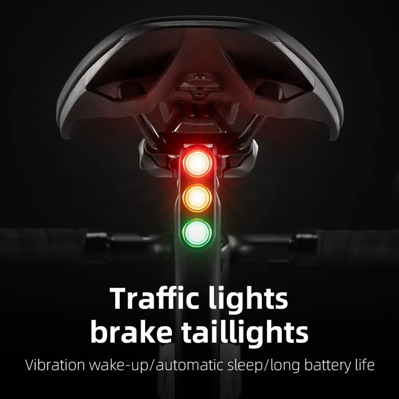 3-Color Brake Sensing Bike Tail Light
