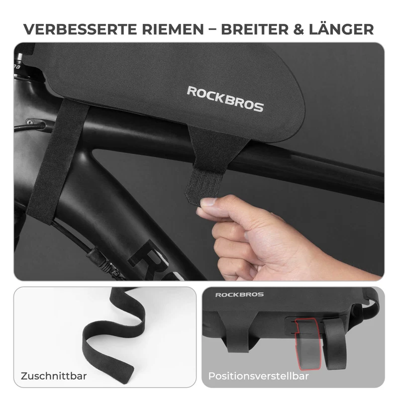 Rennrad MTB를 위한 Oberrohrtasche 100% Wasserdicht