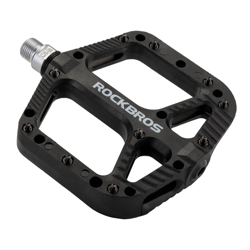 ROCKBROS Fahrradpedale Nylon Flat Pedale 9/16 Zoll mit 3 Lager