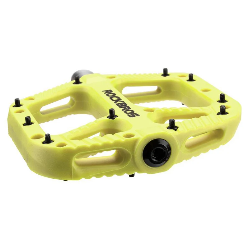 ROCKBROS Fahrradpedale Nylon Flat Pedale 9/16 Zoll mit 3 Lager