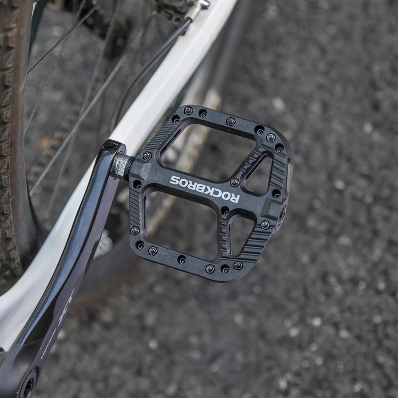 ROCKBROS Fahrradpedale Nylon Flat Pedale 9/16 Zoll mit 3 Lager