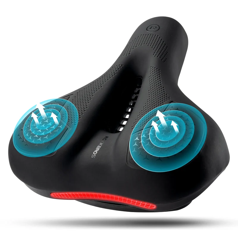 Silicone-Filled Comfort Bike Saddle