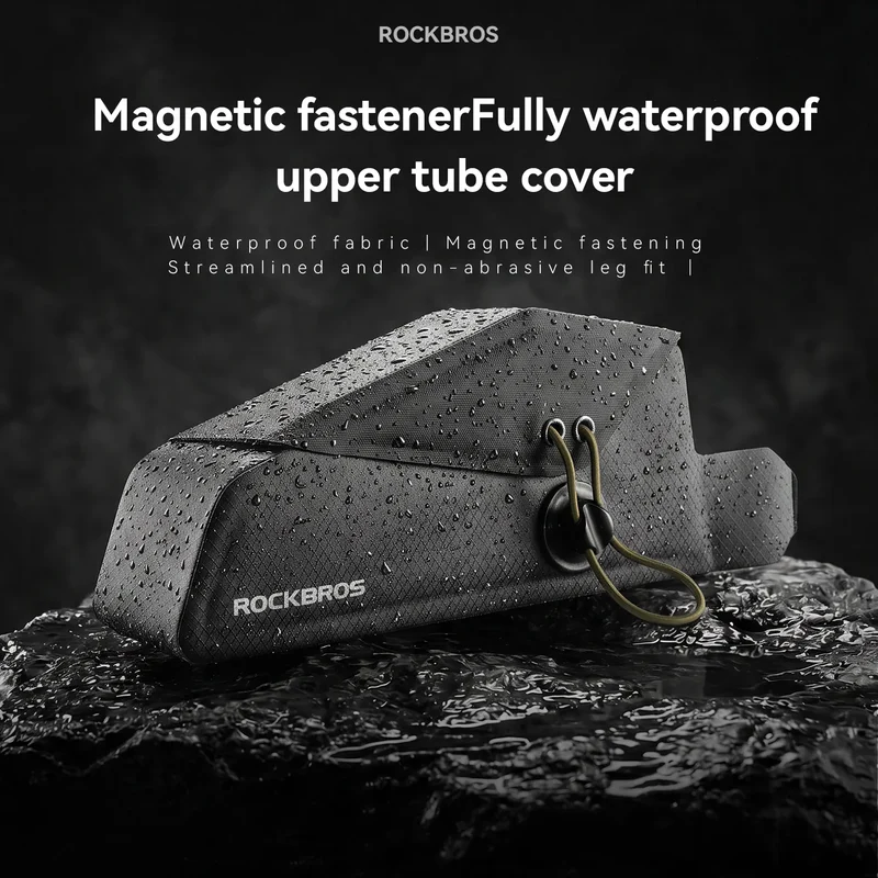 Fully Waterproof Magnetic Bike Top Tube Bag Slim Design