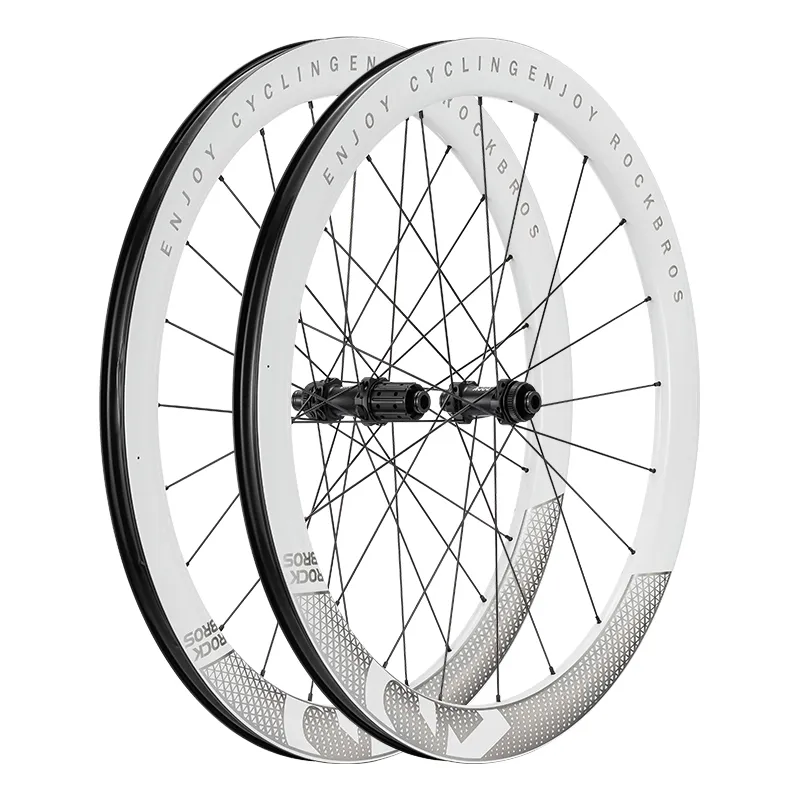 700C Carbon Road Bike Wheelset 50mm Tubeless Ready Center Lock