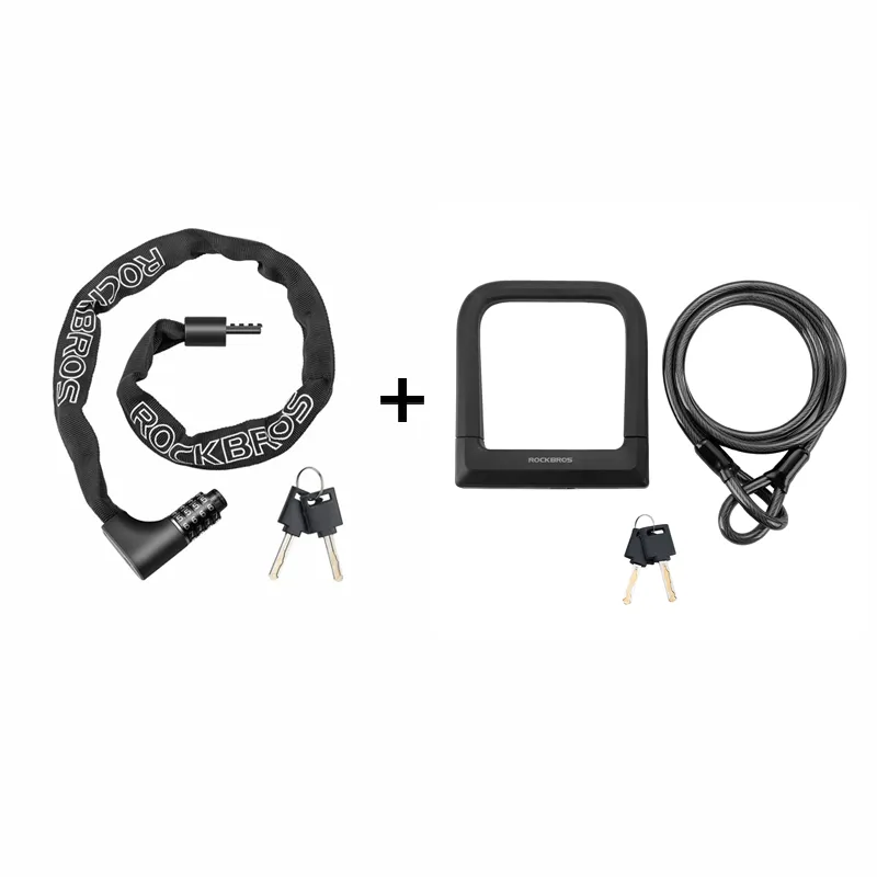 U-Lock & Chain Lock Security Bundle