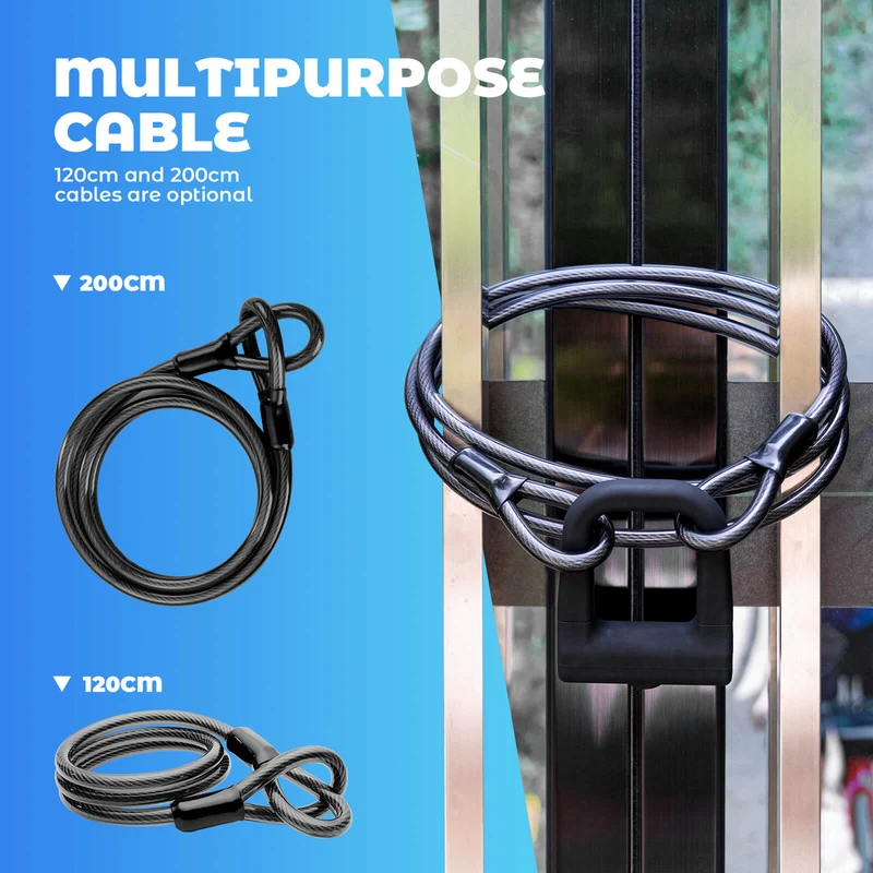 U-Lock & Chain Lock Security Bundle
