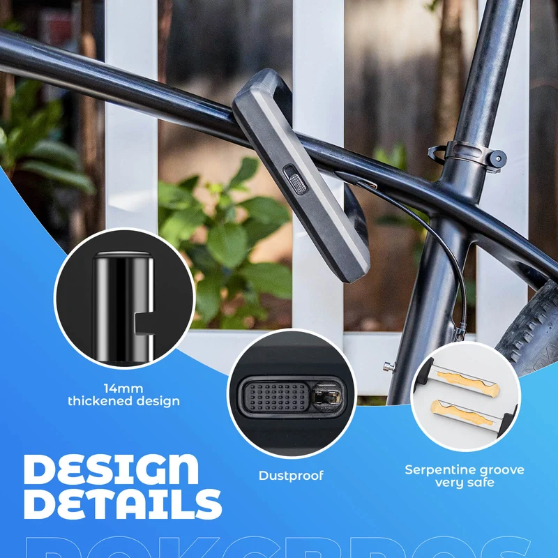 U-Lock & Chain Lock Security Bundle