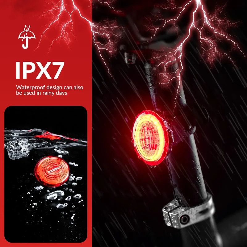 LT-RR100 Smart Brake-Sensing Bike Tail Light