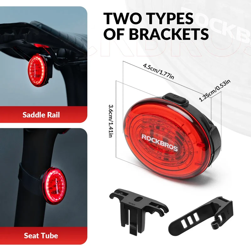 LT-RR100 Smart Brake-Sensing Bike Tail Light