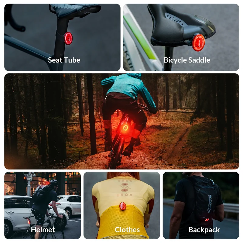 LT-RR100 Smart Brake-Sensing Bike Tail Light