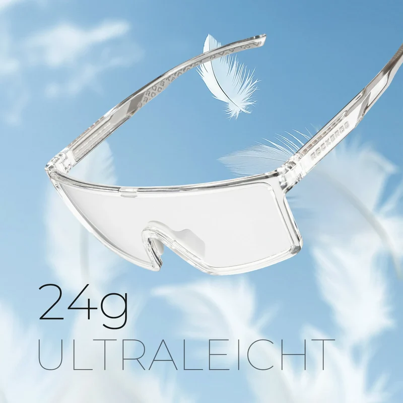 Photochromatisch Fahrradbrille, UV400 mit TR90 Rahmen