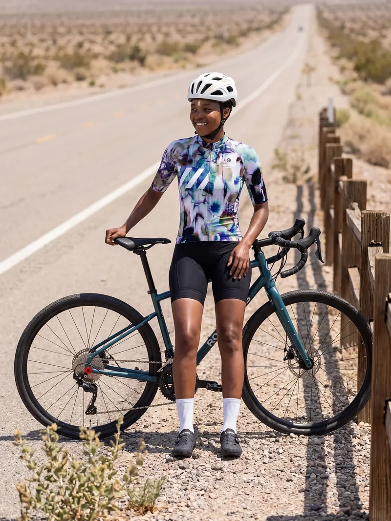 Women's Cycling Jersey Biolume Garden