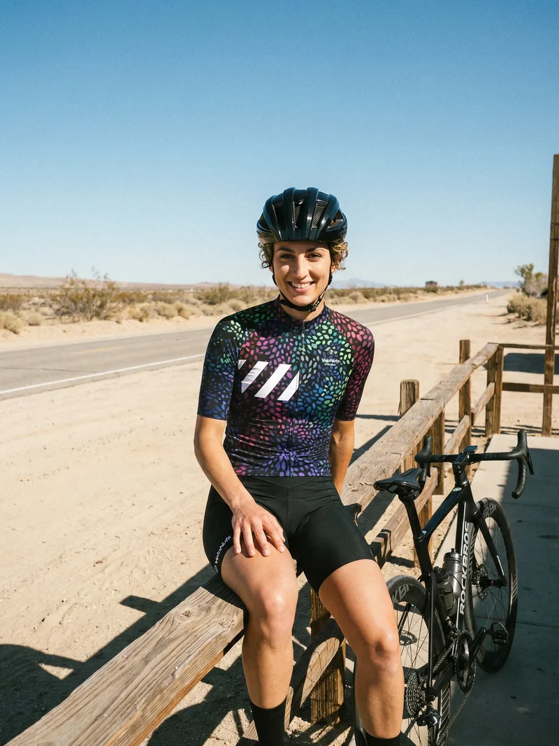 Women's Cycling Jersey Biolume Garden