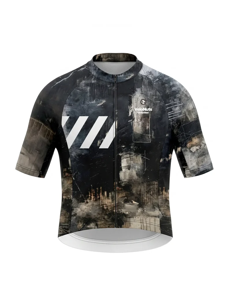 Men's Cycling Jersey Urban Camo