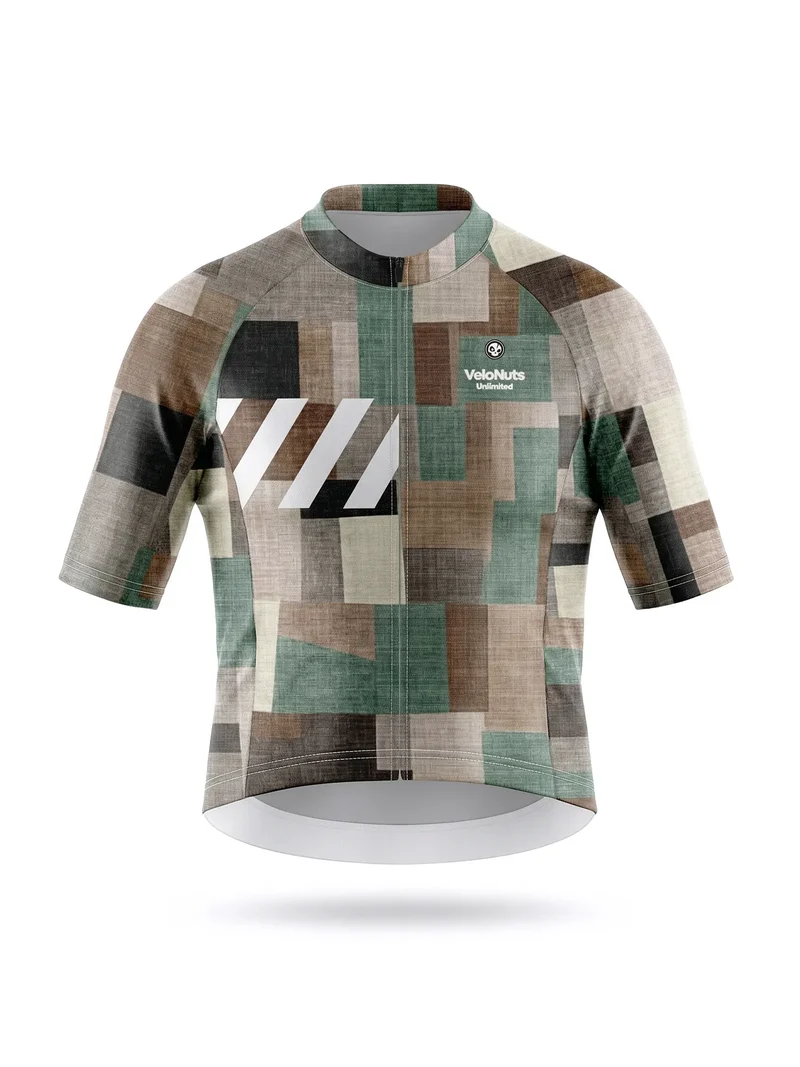 Men's Cycling Jersey Terrain Blocks