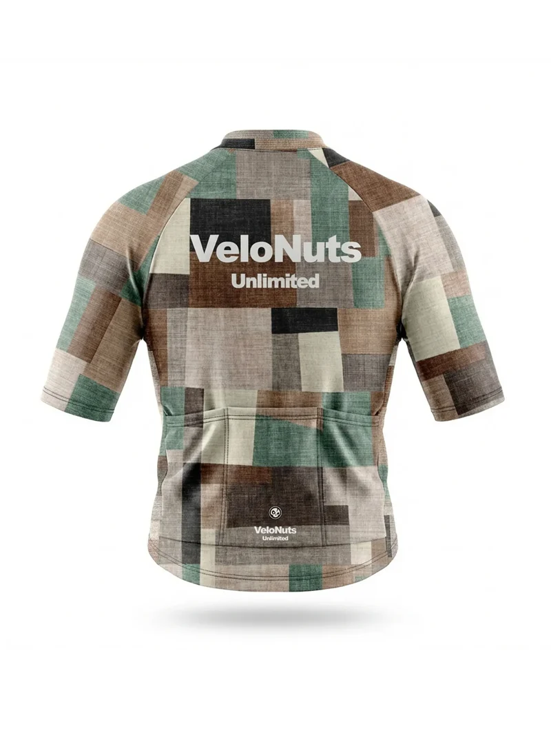 Men's Cycling Jersey Terrain Blocks