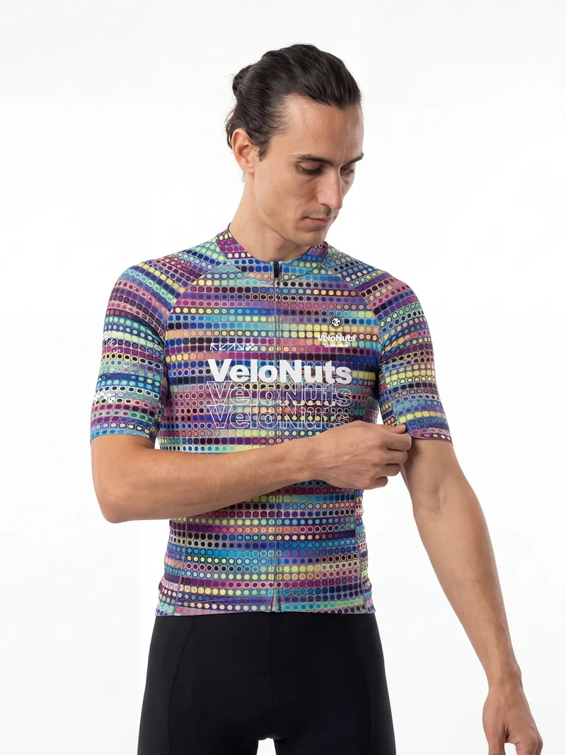 Men's Cycling Jersey Retro Signal