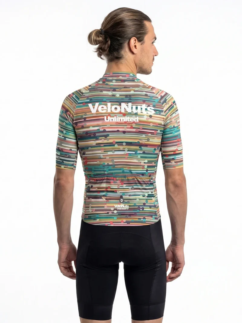 Men's Cycling Jersey Retro Signal