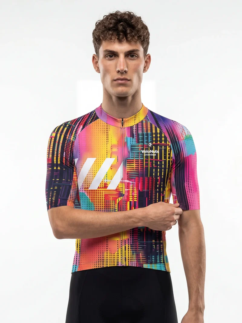 Men's Cycling Jersey Neon Condense