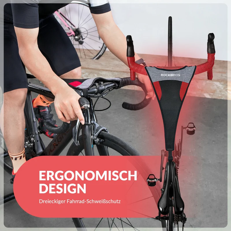 Schweißfänger für Rollentrainer Fahrrad Rollentrainerzubehör Anti-Schweiß Saugfähig Atmungsaktiv Schnell Trocknend