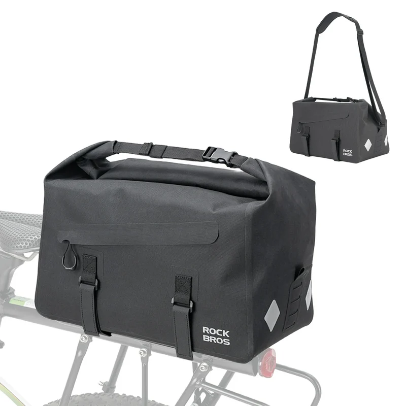 100% Wasserdichte Fahrrad-Gepäcktasche für Gepäckträger 16L-AS-155 RideMate