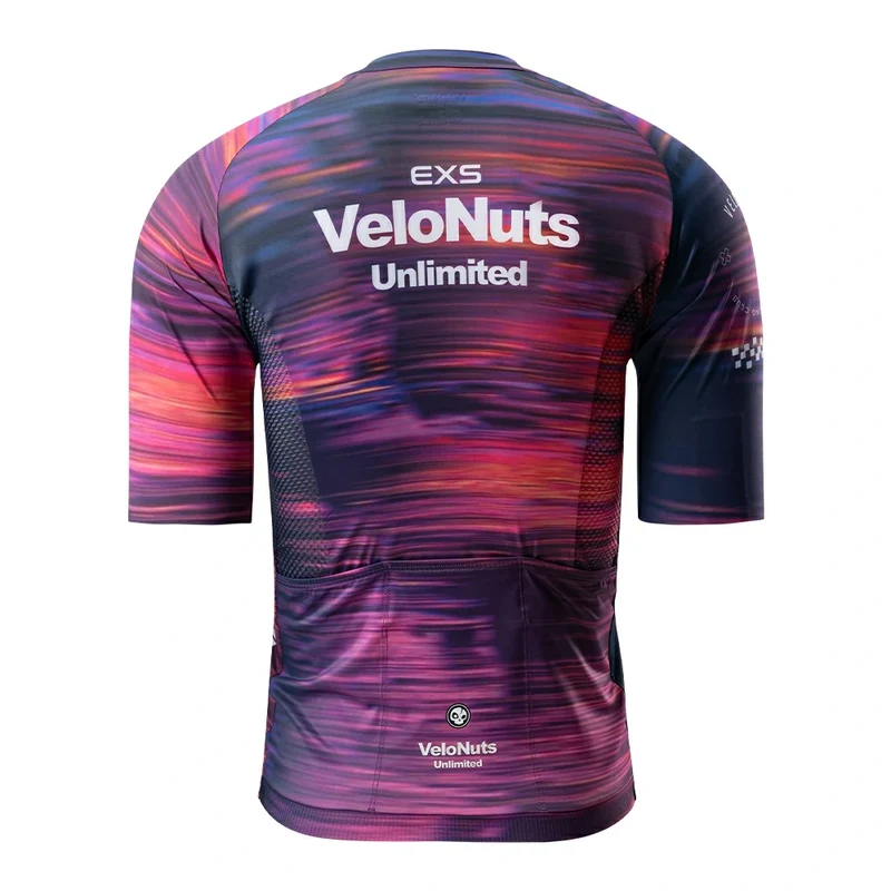 Velonuts Extra Short Herren Radtrikot Kurzarm Lila