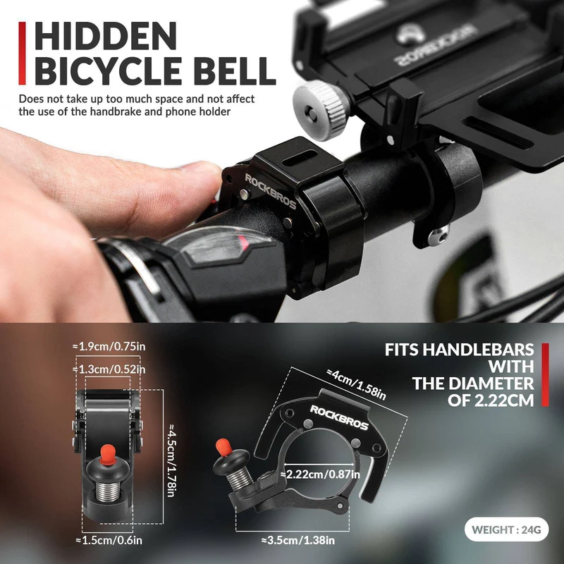 ROCKBROS Fahrradklingel Glocke 100dB Laut Innovativ 미니 Fahrrad Klingel