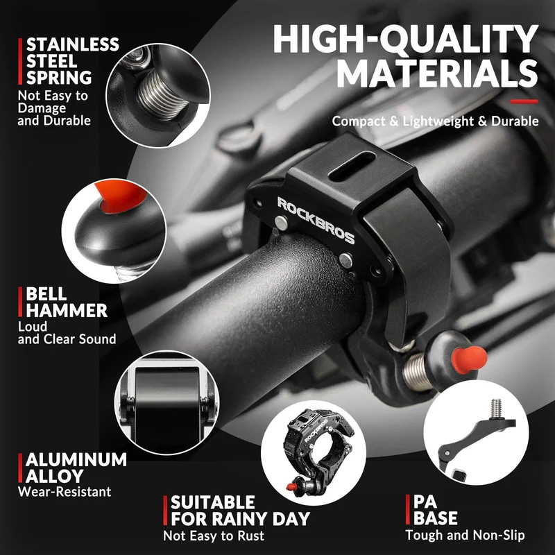 ROCKBROS Fahrradklingel Glocke 100dB Laut Innovativ 미니 Fahrrad Klingel