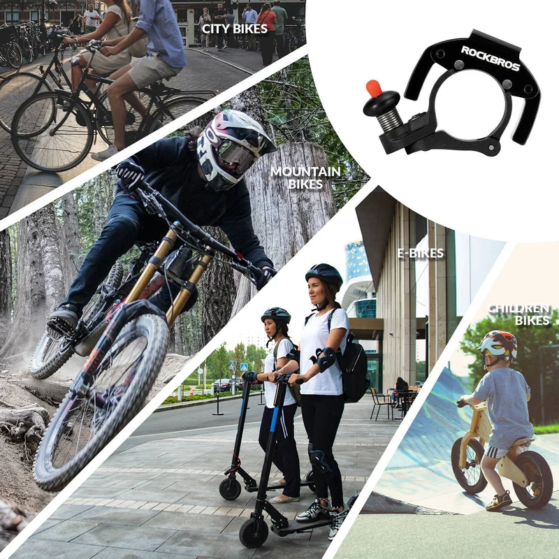 ROCKBROS Fahrradklingel Glocke 100dB Laut Innovativ 미니 Fahrrad Klingel