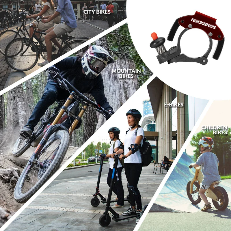 ROCKBROS Fahrradklingel Glocke 100dB Laut Innovativ 미니 Fahrrad Klingel