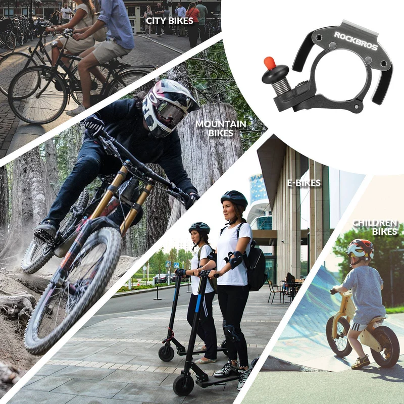 ROCKBROS Fahrradklingel Glocke 100dB Laut Innovativ 미니 Fahrrad Klingel