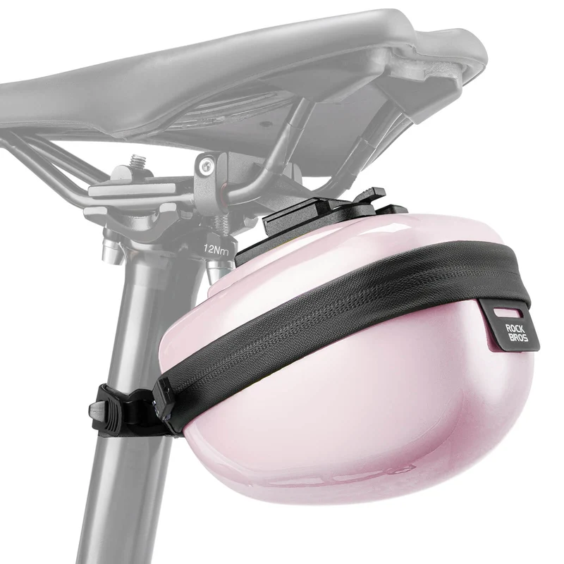 ROCKBROS Fahrrad Satteltaschen 하드 쉘 반사판 0,4 L mit Halterung