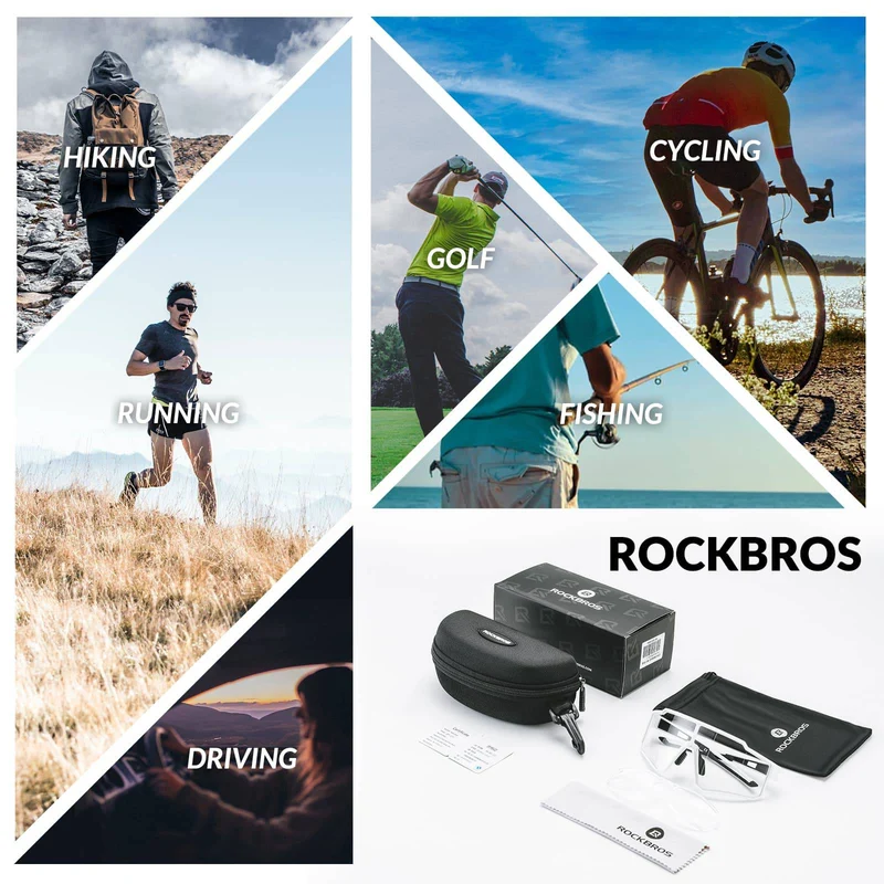 ROCKBROS Polarisiert Fahrradbrille 스포츠 Sonnenbrille for Outdoorsport