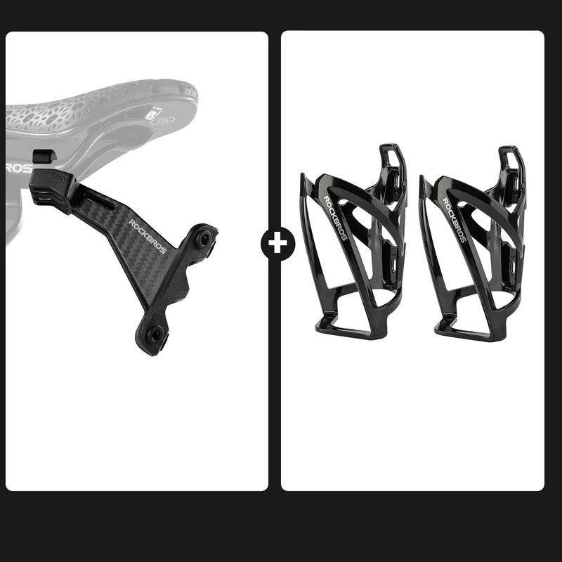 Rear Saddle Bottle Cage Set for Dual Hydration Setup
