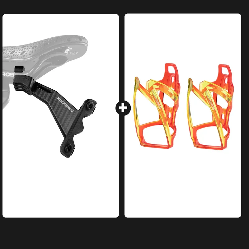 Rear Saddle Bottle Cage Set for Dual Hydration Setup