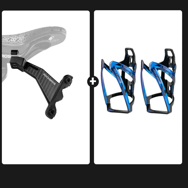 Rear Saddle Bottle Cage Set for Dual Hydration Setup