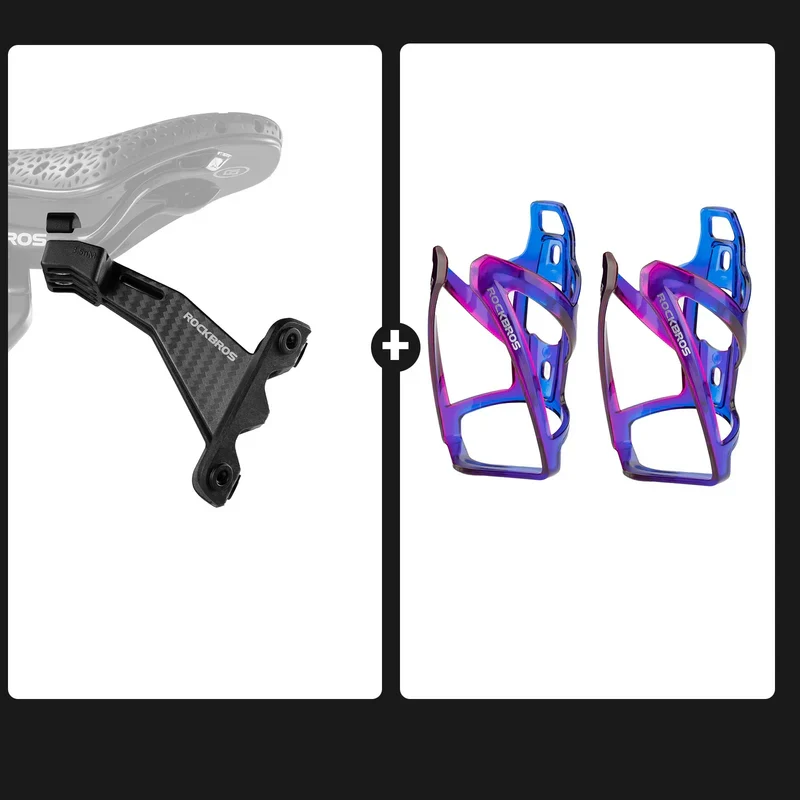 Rear Saddle Bottle Cage Set for Dual Hydration Setup