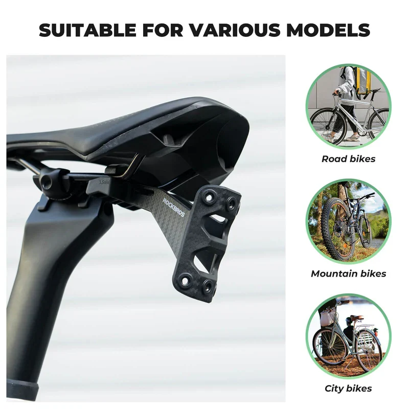 Rear Saddle Bottle Cage Set for Dual Hydration Setup