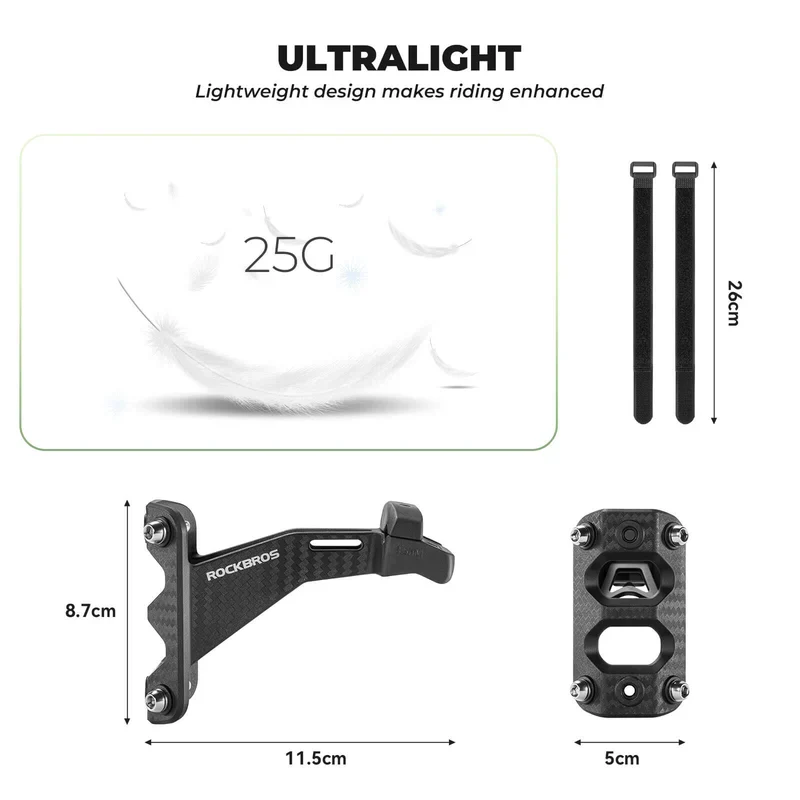 Rear Saddle Bottle Cage Set for Dual Hydration Setup