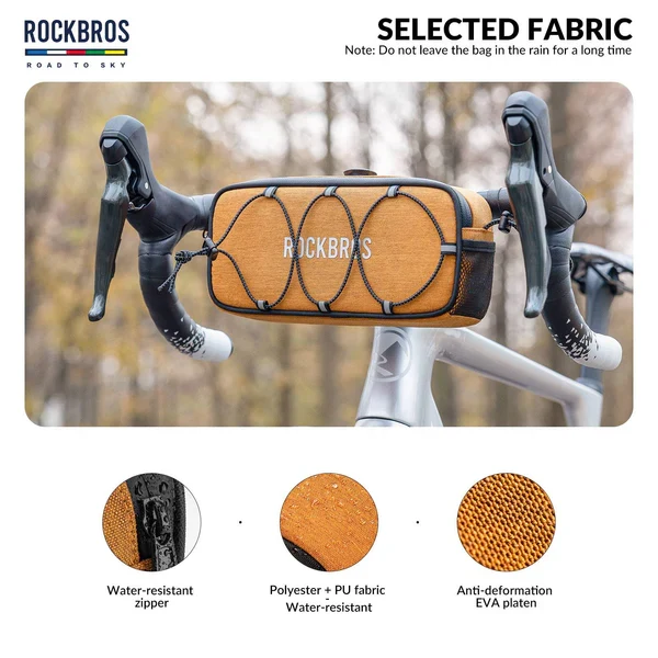 ROAD TO SKY Square Bike Handlebar Bag 1.9L