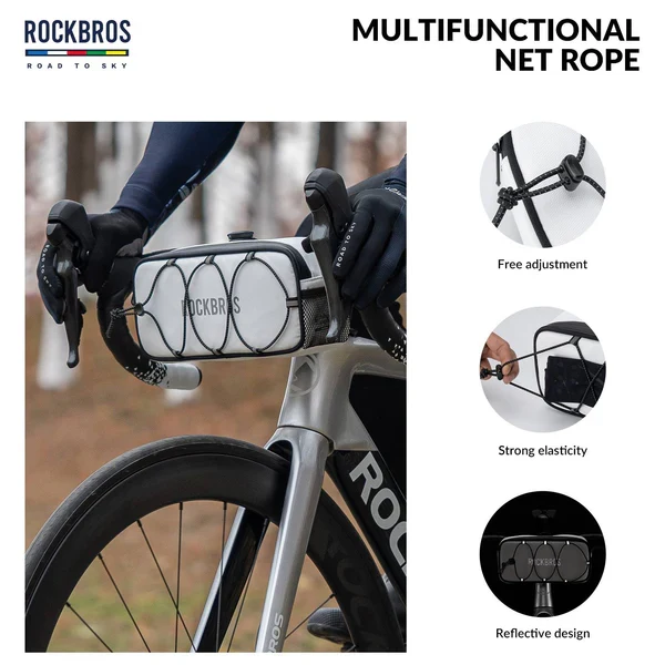 ROAD TO SKY Square Bike Handlebar Bag 1.9L