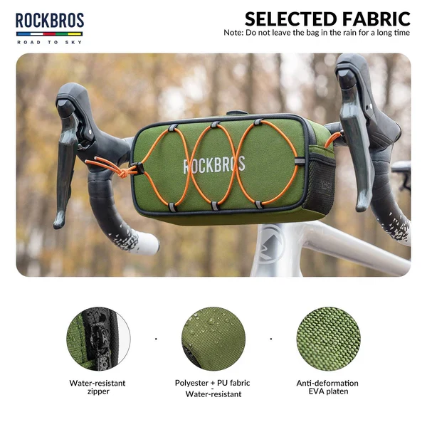 ROAD TO SKY Square Bike Handlebar Bag 1.9L