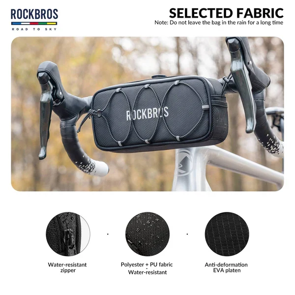 ROAD TO SKY Square Bike Handlebar Bag 1.9L