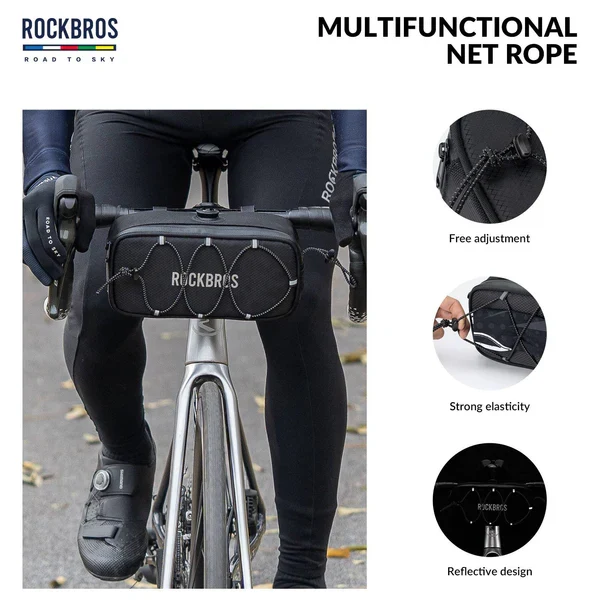 ROAD TO SKY Square Bike Handlebar Bag 1.9L