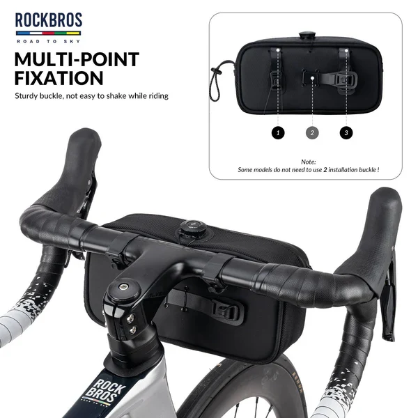 ROAD TO SKY Square Bike Handlebar Bag 1.9L