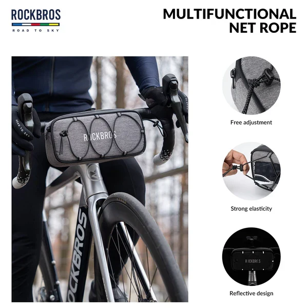 ROAD TO SKY Square Bike Handlebar Bag 1.9L