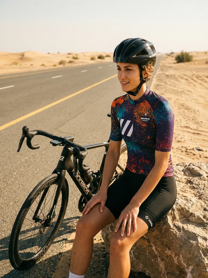 Damen-Radtrikot Ink Burst